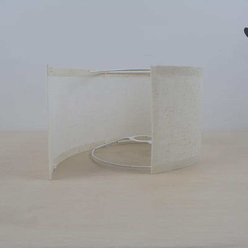 Avize, Duvar ve Masa Lambaları için Çıkarılabilir PVC Pamuklu-Keten Abajur