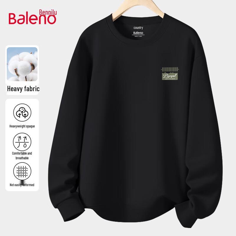 Baleno Men's Casual Knit Round Neck Sweatshirt