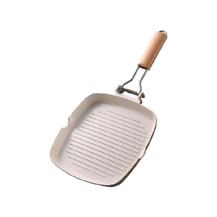 

High Performances Aluminum Alloy Frying Pan With Space Saving Foldable Handle Camping Cookware For Everyday Cooking
