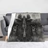 Mjolnir  the Hammer of Thor Blanket Flannel Autumn/Winter Viking Breathable Soft Throw Blankets for Bedding Travel Quilt
