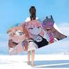 D-Devils Candy Cartoon anime Microfiber Beach Towel Absorbent Quick dry Soft Yoga Swimming Resort Mountain Climbing Towel