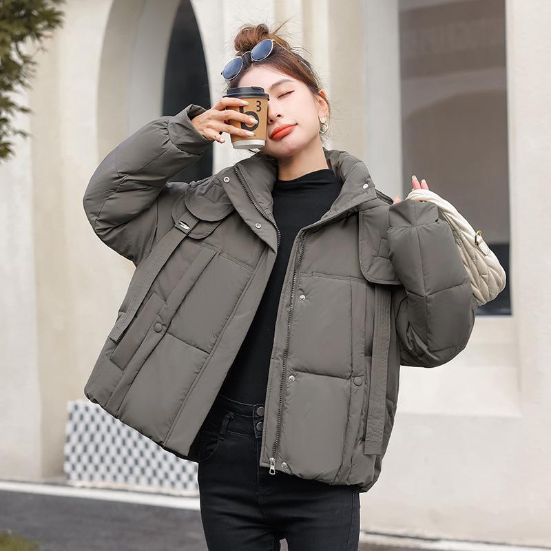 Short down cotton-padded clothes, new winter fashion cotton-padded clothes, loose and thickened warm cotton-padded jackets.