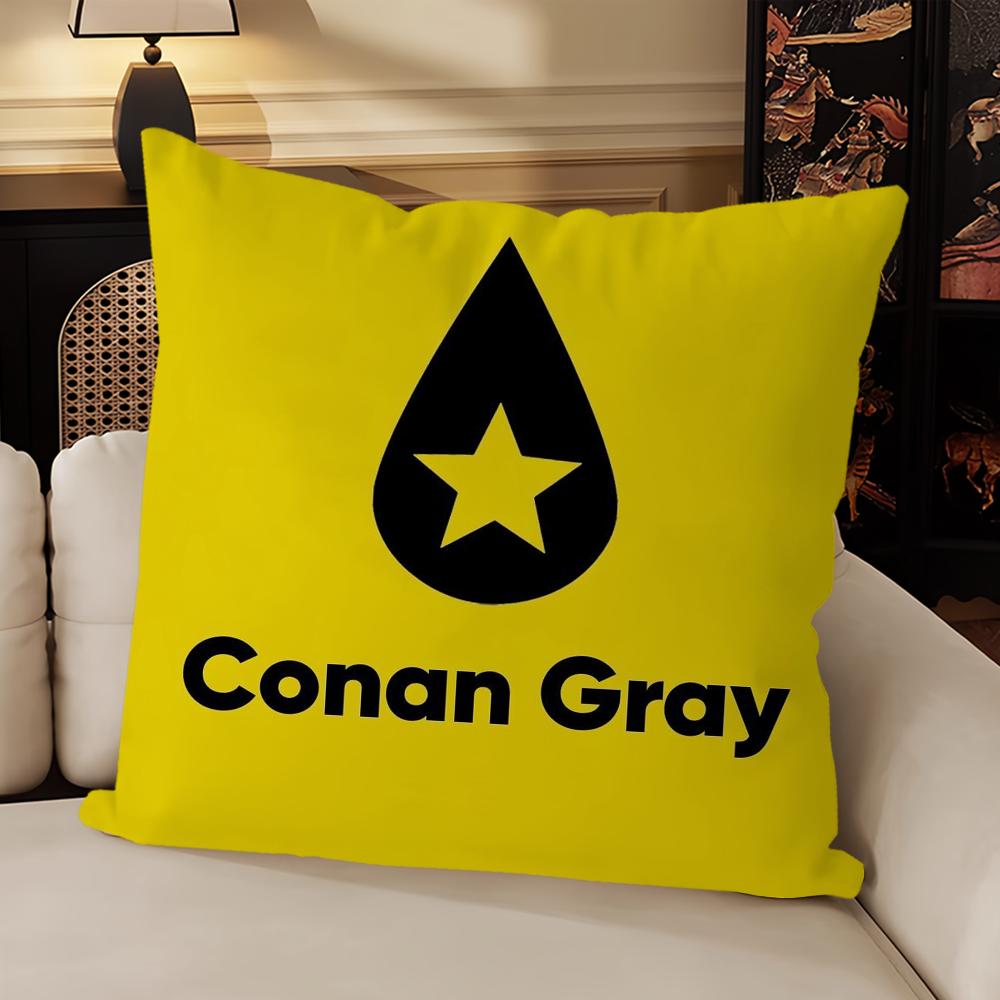 Sänger Conan Gray Feiertage Neue Kissenhülle Sofa Wohnzimmer Schlafzimmer Kopfteil Rückenlehne Kissen Quadratisches Kissen Nickerchenzeit