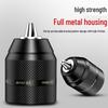 Self-Locking Metal Ratchet Drill Chuck Adapter for Electric Drill/Hammer, 10/13mm