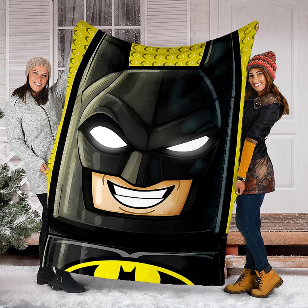 1 szt. Koc flanelowy Lego Batman do użytku na zewnątrz Miękki, lekki i ciepły na sofę, do biura