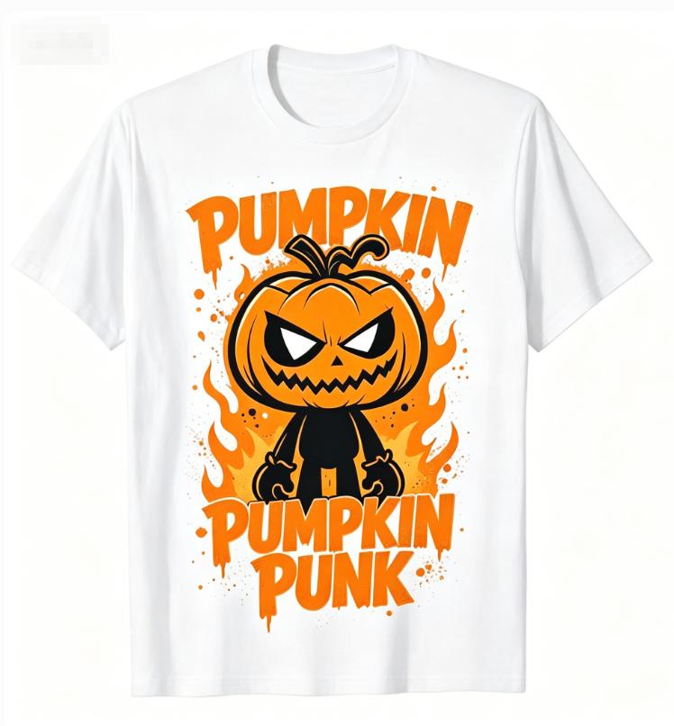 Halloween Its Just Gourdy Cute Pumpkin Tshirt Unisex Funny Graphic Tee Perfect For Halloween Enthusiasts Casual Wear Fans
