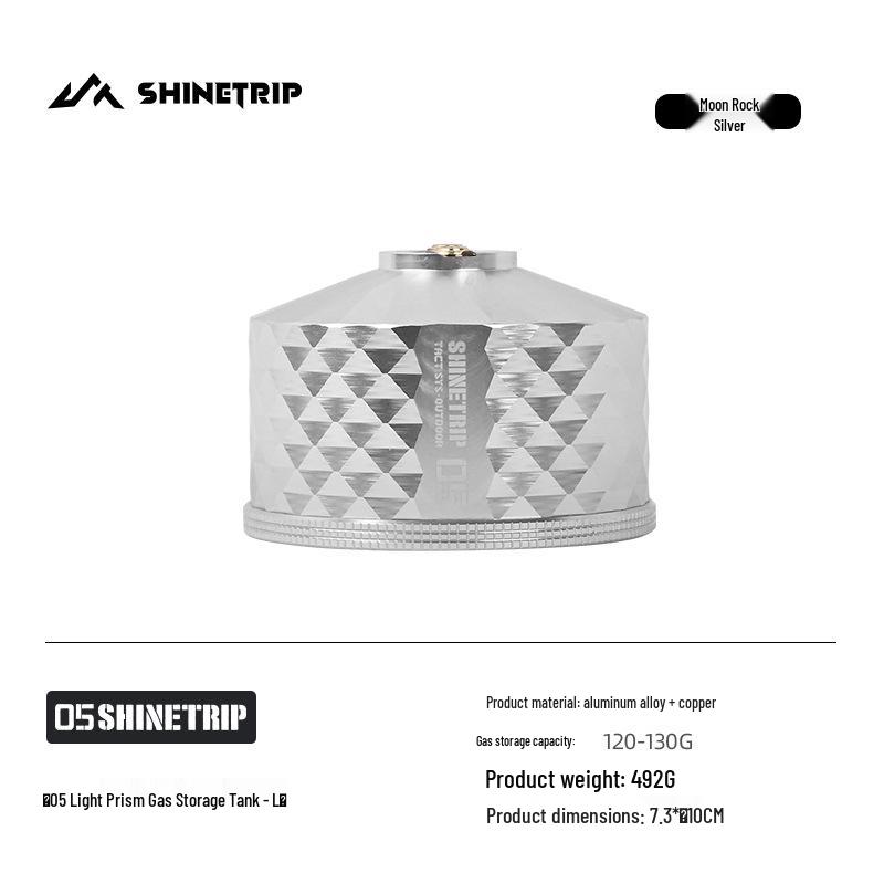 ShineTrip Mountain Fun 587 Windproof Gas Lamp with CNC-Carved Design and Campsite Atmosphere Lighting