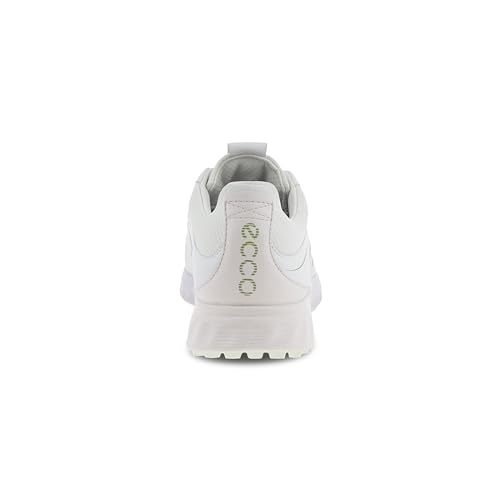 ECCO Women's Waterproof BOA Golf Sneakers, Size S3, White, Size 25.0 cm, 2.5E