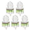 5Pcs Fishing Lure Light Diamond Shape LED Corrosion Resistance Auto Open Flashing Bass Lure Light