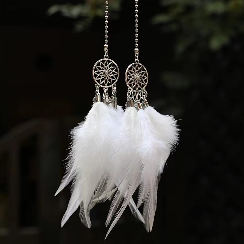 Samcos Dreamcatcher Car Accessory Dream Catching Car Interior Window Happiness Protection Pendant, Net, Decoration, Decor, Decoration, Stylish,
