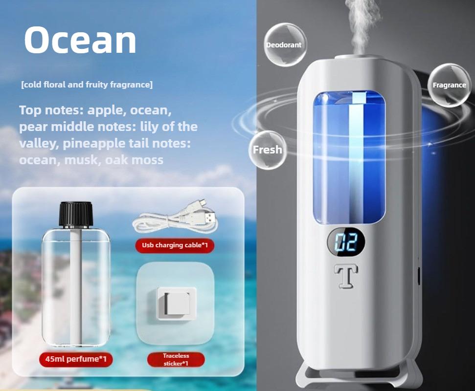 Rechargeable Aromatic Diffuser 5 Modes Essential Oil Diffuser Machine Homemade Perfume Diffuser for Home Car Room Fragrance