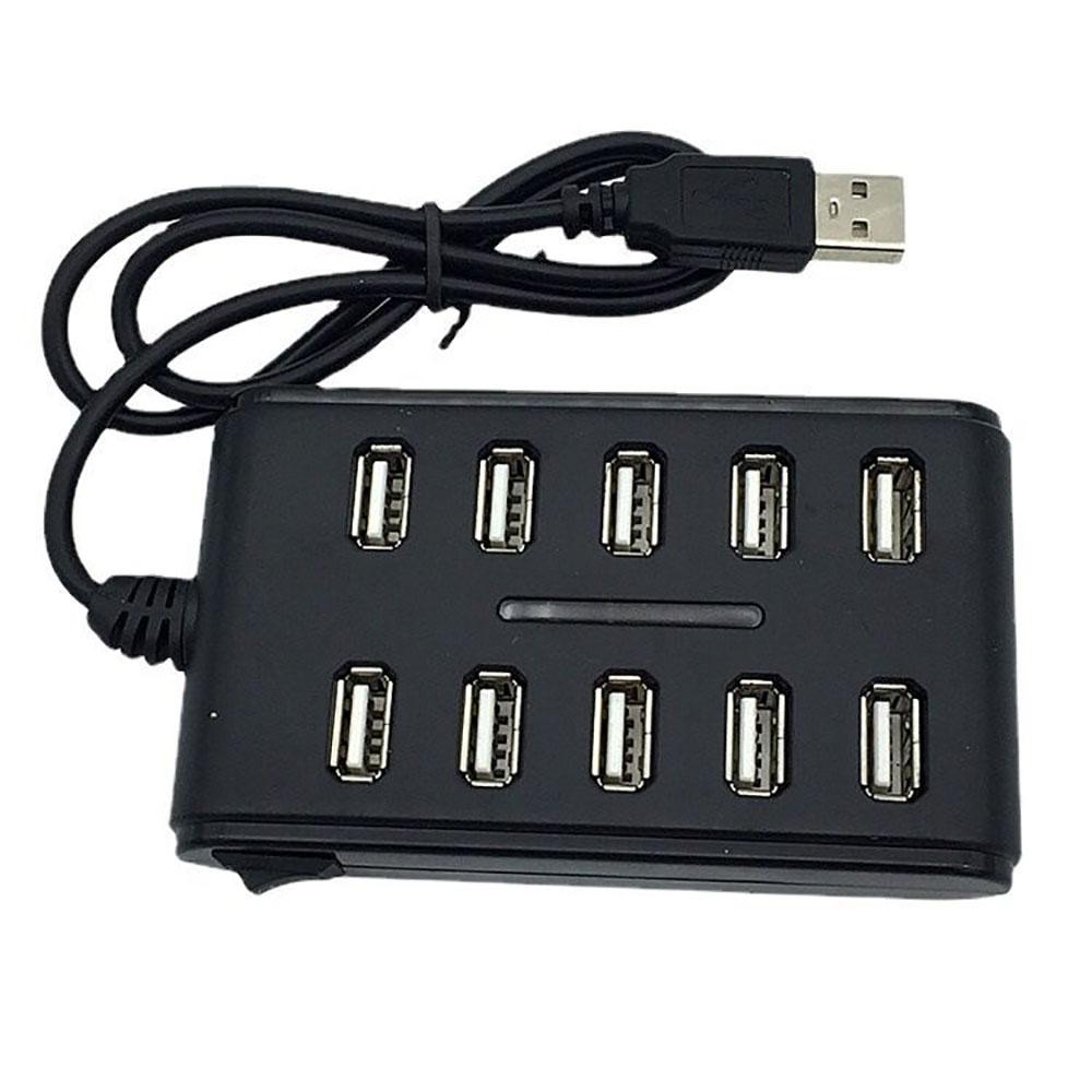 

1 Piece 10-Port Hub USB 2.0 High Speed Multiple Splitter Adapter Extension Cable