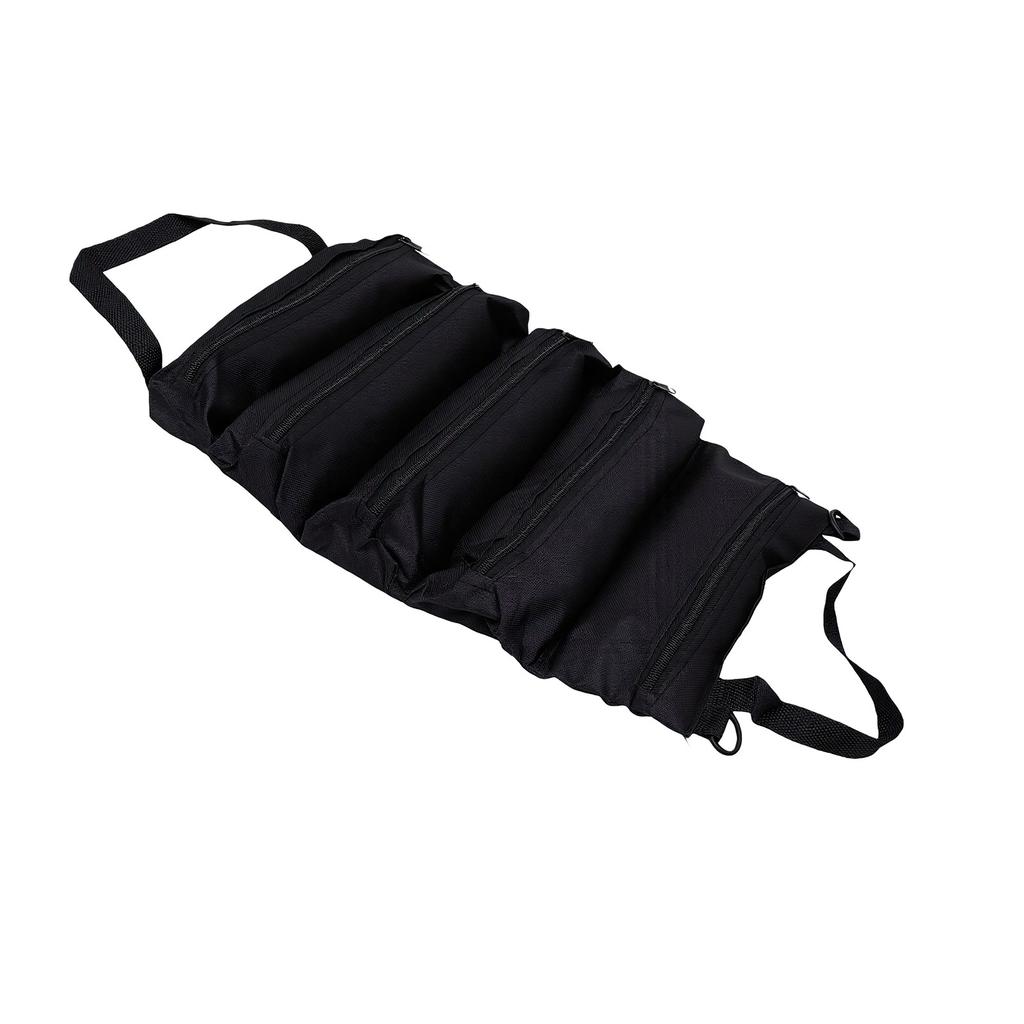 Tool Bag 600D Oxford Cloth 5 Zippered Pockets Portable Tool Pouch for Car Home Garage Storage