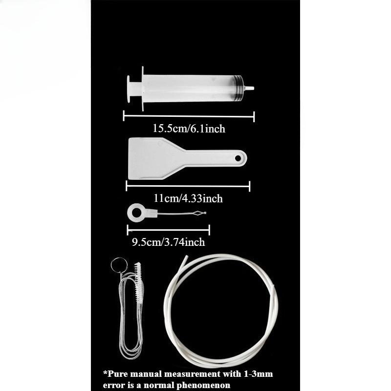 5pcs/1set, Refrigerator Through-Hole Brush | Dredging Cleaning Tool, Obstacle Remover, Household Cleaning Outlet Cleaner