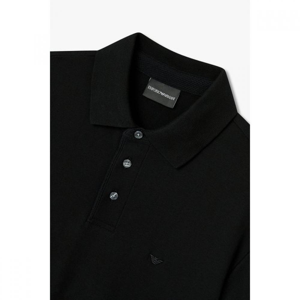 Emporio Armani Men S Mini Embroidery Pique Polo Shirt A516126054
