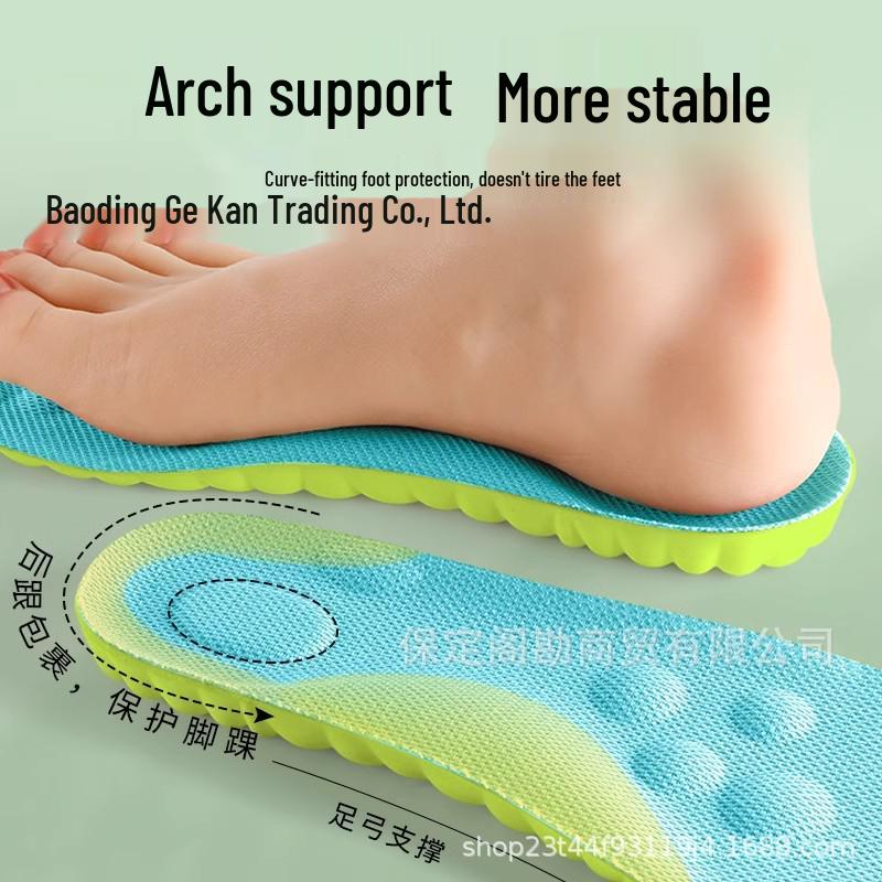 Cloud-Soft Odor-Resistant, Sweat-Absorbing, Cut-to-Fit Unisex Breathable Sports Insoles.