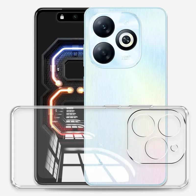 For Infinix Smart 8 Pro Smart8 Plus + Smart8Pro Smart8Plus Case Clear Silicone Soft Phone Cases Shockproof Protection Cover Capa