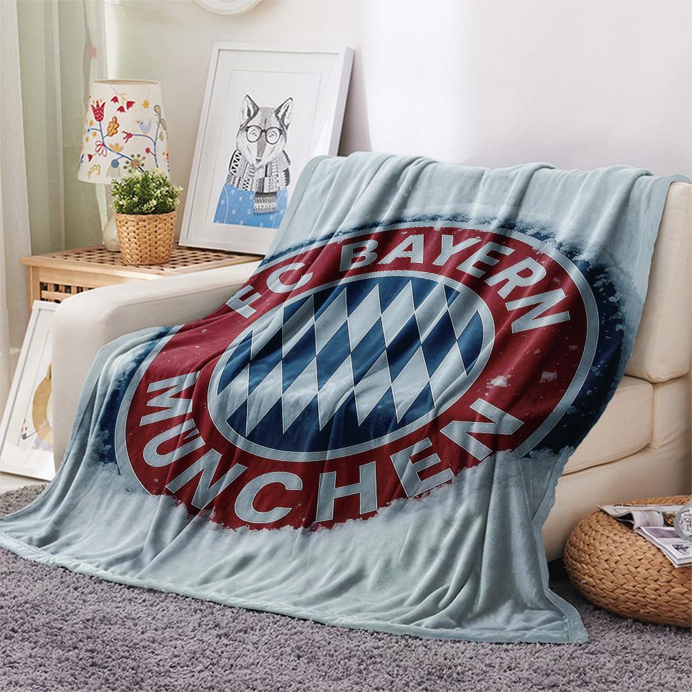 Bayern Munich Flannel Blanket, High quality Comfortable for All Seasons, Home Decor, Warmth and Comfort