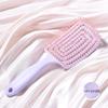 Large Curved Hairbrush with Airbag, Scalp Massage, Men's Fluffy Comb, Curling and Styling Vent Brush.