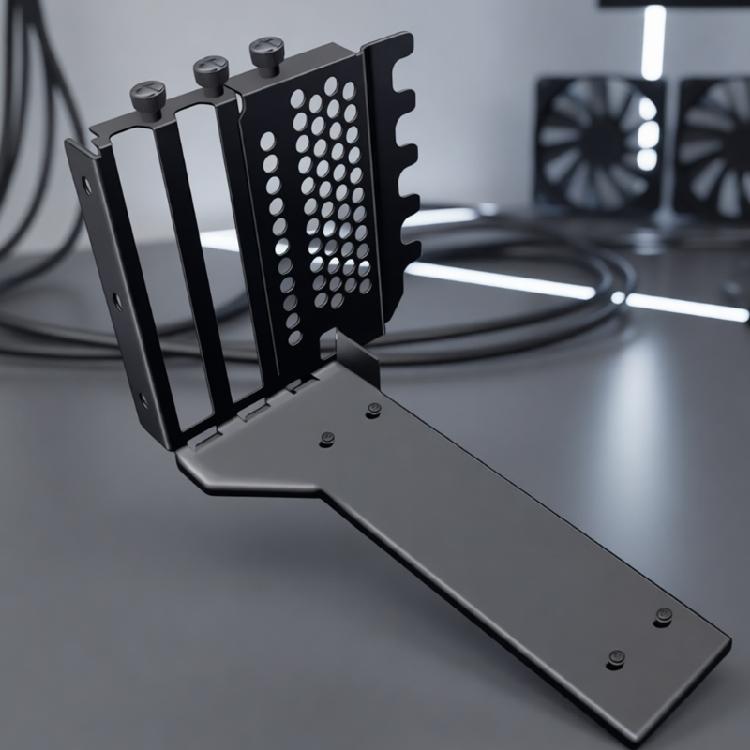 Aluminum Vertical GPU Mounting Bracket PC Graphics Card Holder Steering Bracket Support GPU Vertical Accessories