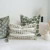 30X50/45X45CM Green Throw Pillow Cover Cut Velvet Waist Cushion Cover Decor Home Decorative Pillowcase 2026 New