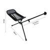 Outdoor large folding chair, with breathable mesh backrest, ergonomic portable moon chair