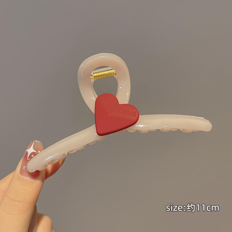 7Designs Giant Flower Cross Acrylic Hair Claw Clips for Women Accessories Jewelry Korean Jelly Large Resin Crab Clamp Headwear