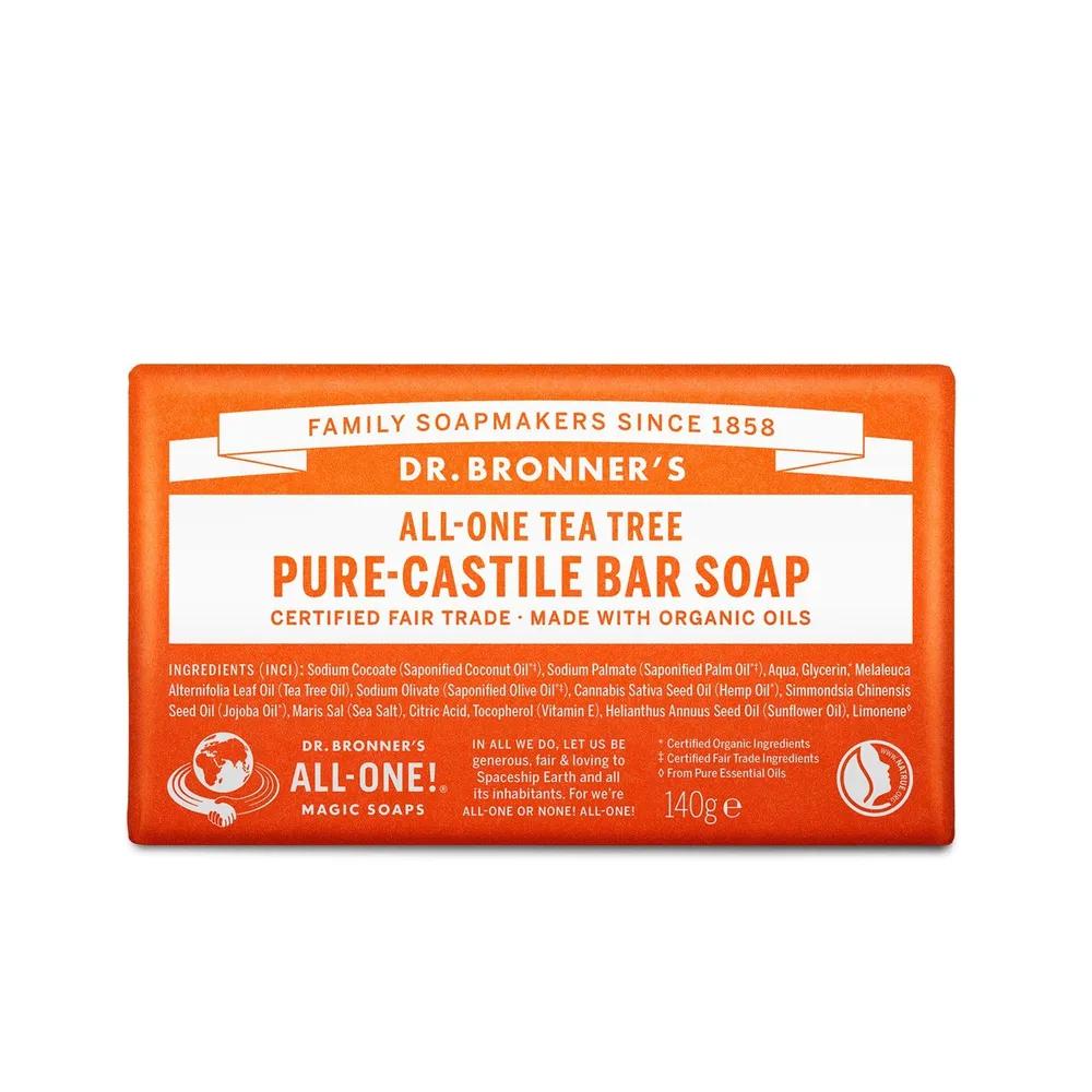 Dr. Bronner s Tea Tree Pure Castile Bar Soap 140g