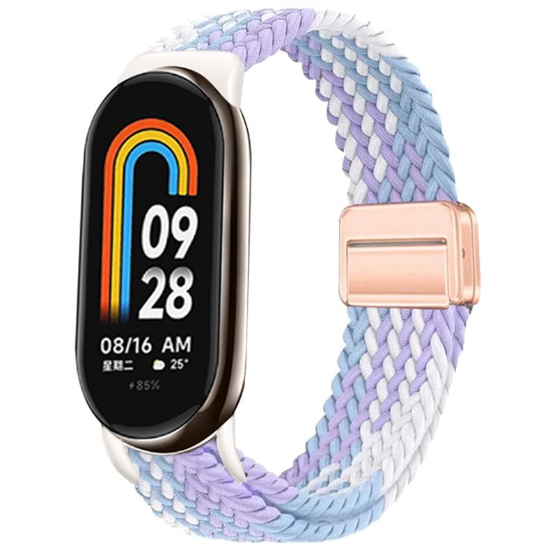 For Xiaomi Mi Band 10 strap Accessories breathable nylon Magnetic Braided Bracelet belt pulseira correas for Xiaomi Mi band 9 8
