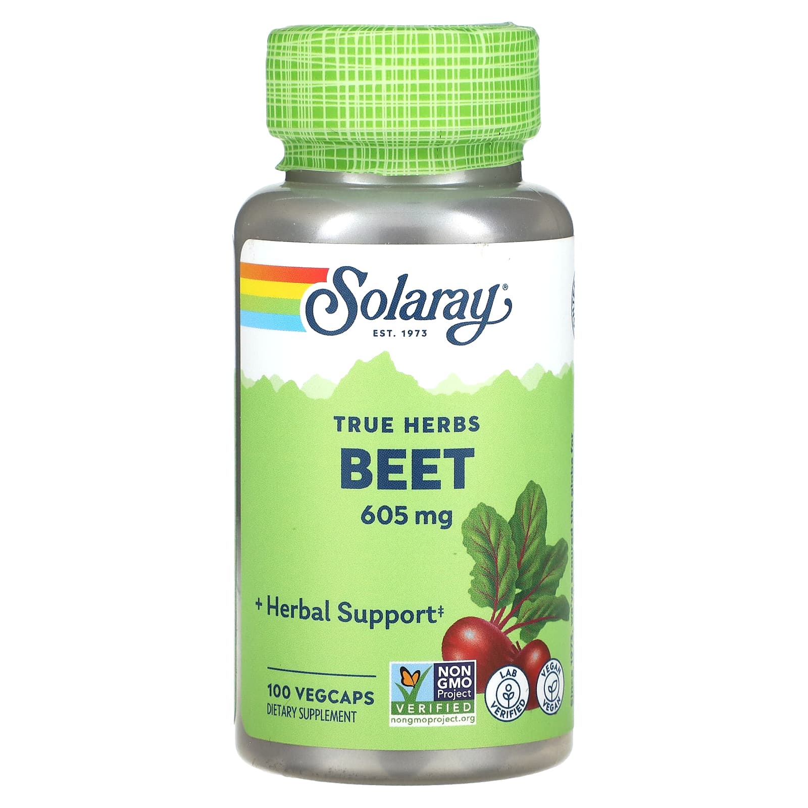 

Solaray, Beet, 605 mg, 100 Veggie Caps