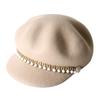 Women's Autumn & Winter Wool Pumpkin Beret - Short Brim Octagonal Painter & Newsboy Hat