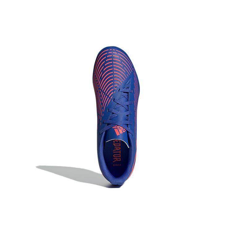 Adidas Predator Edge.4 Lace TF (Rubber Studs) Slip Resistant Durable Soccer Shoes Men Soccer Shoes Blue GX7796