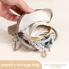 Elegant PU Leather Jewelry Storage Bag Multi-Layered Women's Lipstick Pouch Women's Wallet  Bangle