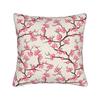 Pillow Cover Pink Cherry Blossom Watercolor Morden Pillow Case For Office Car Home Decor Pillowcases