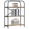 Handgefertigtes Eichen-Bücherregal 80 x 30 x 109 cm Holzwerkstoff