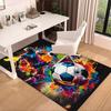 Baseball Fire Power Carpet, Chair Rug,Rug for Office Bedroom Living Rooms, Doormat Decor Fan Gift Christmas Gift