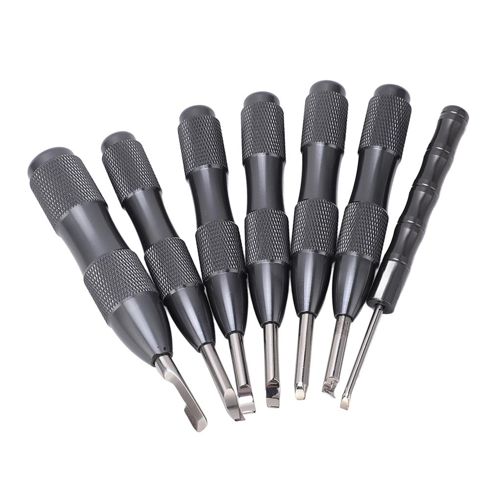 7 Pcs Watch Back Cover Opener Tool Multi Specification Aluminum Alloy Pry Back Case Remover Watch Repair Tool