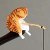 Hair Stick Cat Fishing Decor Hair Stick Chinese Style Easy Clip Design Women Girl Hair Pin Hair Accessories
