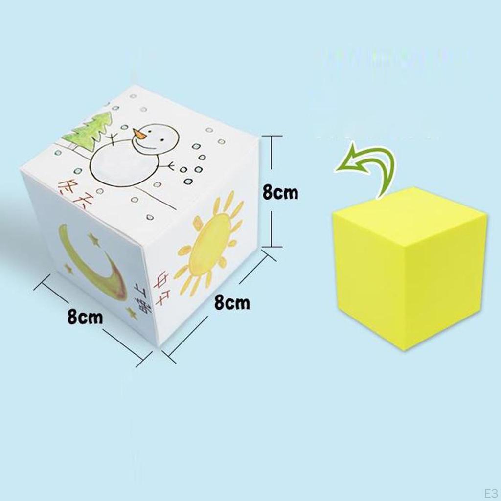 Foam Language Games Learning Toy Multicolor Sided Blank for Classroom Teaching Aids