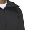 Adidas Denim-Look Reguläre Passform Stretch Gewebtes Kapuzen-Trainingsoberteil Schwarz Größe S Herren BXF22/JSY31 (IS5137)