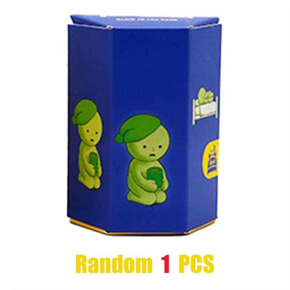 S.Smiski Home Cute Rest Series 6 Piece Set Blind Box For Viewing Most Popular Action Figures Dreams Decoration Valentines Gifts