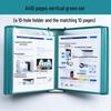 A4 Wall-Mounted 10-Page Swivel Display Folder/Document Holder