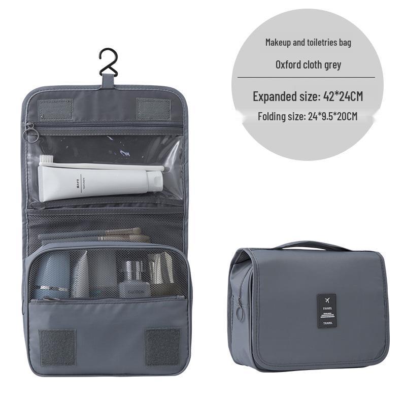 Portable Waterproof Travel Makeup Bag for Men & Women - Large Capacity & Multifunctional