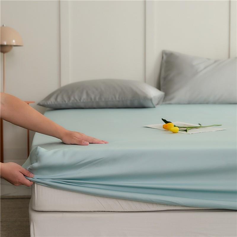 60S Tencel Bed Skirt Cover Single Piece Lightweight Luxury Cool Touch Mattress Protector