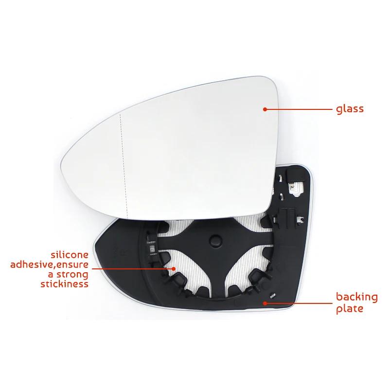 Heated Clear Rear View Side Mirror Glass Lens For Volkswagen VW Golf 7 MK7 / MK7.5 GTI GTD 2012-2025 Touran 5T Replacement