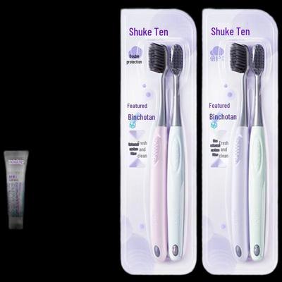Shuke Kohlenstoffseide Zahnbürste (4 Packung)