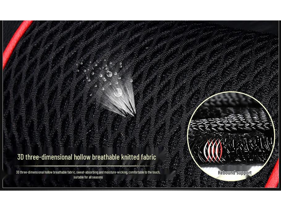 Poduszka podpierająca kark na zagłówek samochodowy, 3D Skóra na wszystkie pory roku