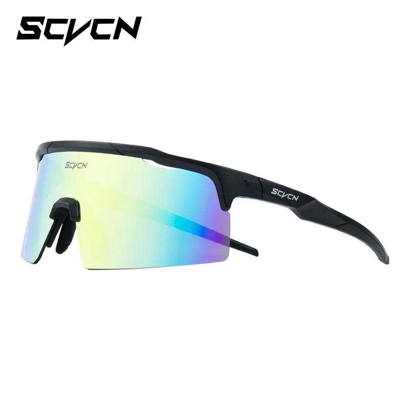 SCVCN Photochromic Sunglasses for Man Cycling GlassesBike Glasses UV400 Rosd Speed Bicycle Eyewear MTB Outdoor Woman Goggles
