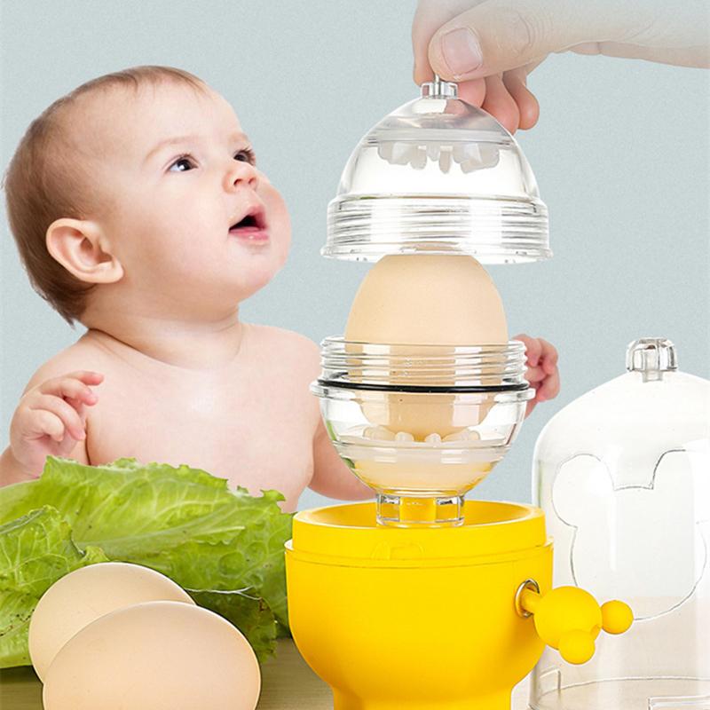 Egg Scrambler Hand Egg Shaker Mixer Food Grade Silicone Yolk & Egg White Mix