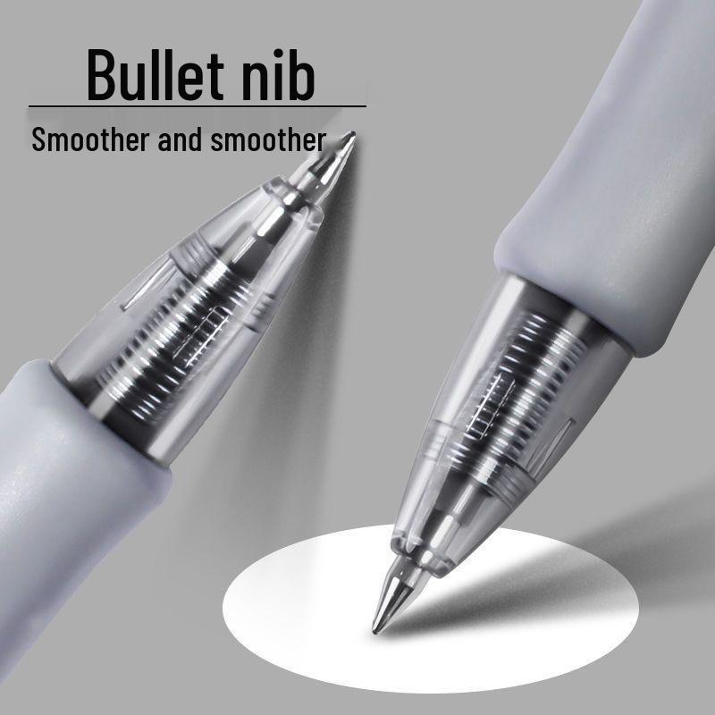 GP1008 Schwarzer Druckkugelschreiber mit rotem und blauem Pinsel, Büro-Gel und hochwertigem Kugelschreiber